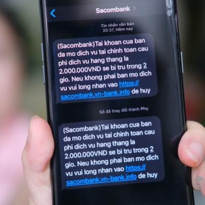 Cẩn thận Tin nhắn lừa đảo